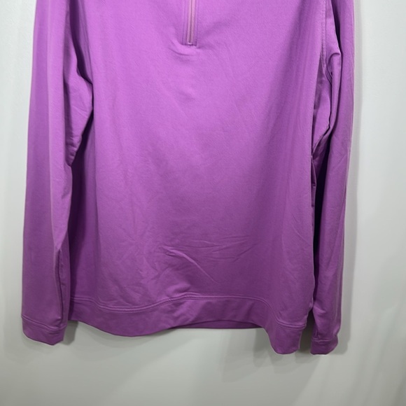 Peter Millar Purple 1/4 zip lightweight polyester jacket size XL - Picture 3 of 8